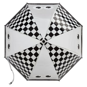 Romney Kids Shaun the Sheep Umbrella Black White Checkerboard