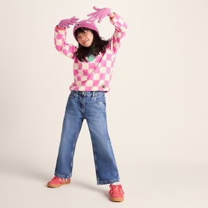 Soay Kids Shaun the Sheep Knit Gloves Piglet Pink