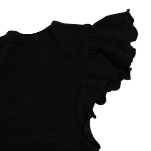 T-shirt met korte mouwen en ruches 665918 voor meisjes