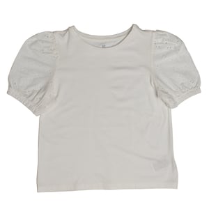 Girls' Embroidered Puff Sleeve T-Shirt 601395