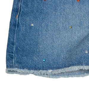 Glinsterende denim shorts voor meisjes 674015