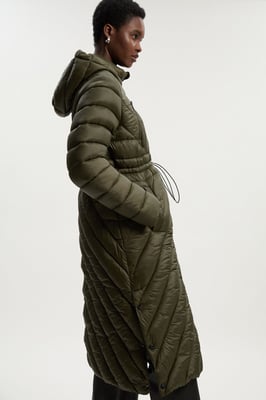 Lightweight Knee Length Packable Coat