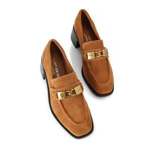 Kurt Geiger London Suede Kingsley Heel Loafer Loafers