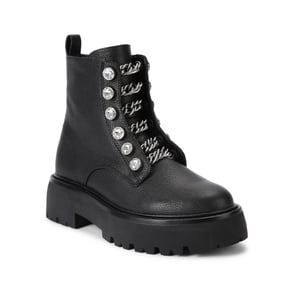 Kurt Geiger London Leather Kgl Chain Ankle Boots