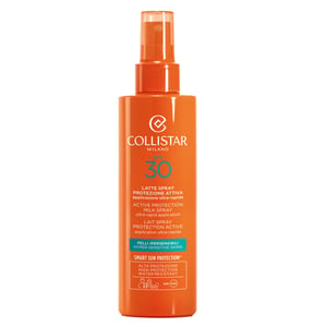 Collistar SPF30 Lichaams Actieve Beschermingsmelk Spray voor Gevoelige Huid - 200ml