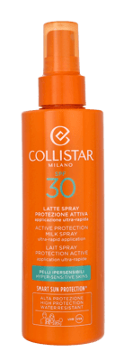 Collistar SPF30 Lichaams Actieve Beschermingsmelk Spray voor Gevoelige Huid - 200ml