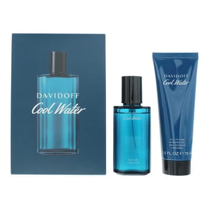 Davidoff Cool Water For Him Eau de Toilette 40ml + Shower Gel 75ml Gift Set