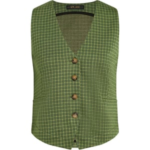 King Louie Bianca gilet ivy check