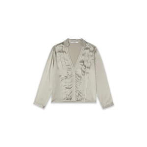 Homage to Denim H-cw25m29 blouse with pleated detail