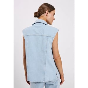 Norr Larisa denim waist coat -