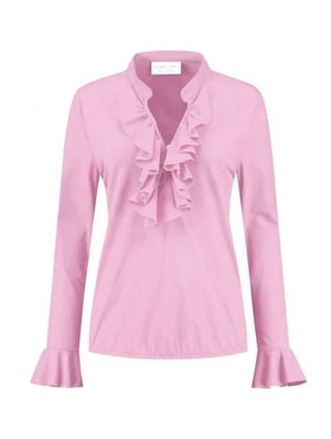 Helena Hart 7257 blouse ruche rose