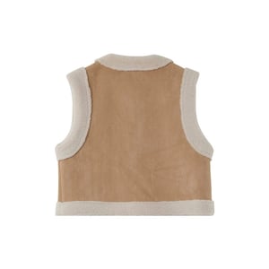 Grace & Mila Suede imitatieschaap gilet noe