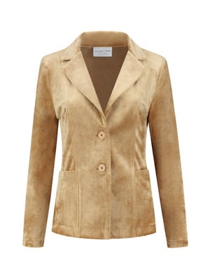 Helena Hart Velours kort uni 7424uni camel