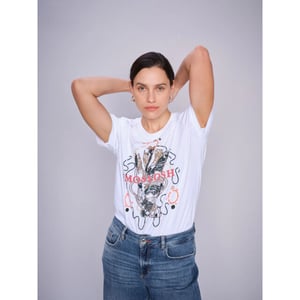Mos Mosh 168110 101 mosmosh mm hallin o-ss deco tee white