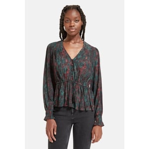 Scotch & Soda 175357 v-neck peplum top