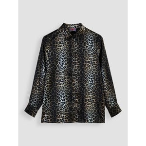 The Lola Club Alix panther blouse -