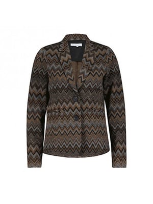 Red Button Blazer srb4135 zigzag bronze