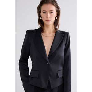 Summum 1s1211-12124 blazer crepe viscose blend