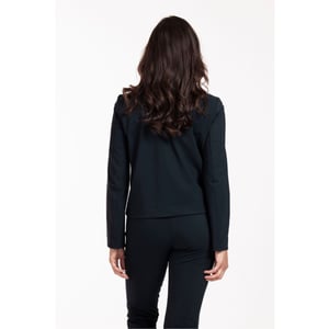 Studio Anneloes Claire bonded jacket navy