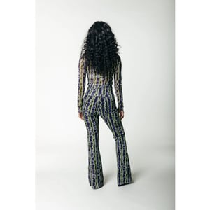 Colourful Rebel Tie dye stripes mesh flare color