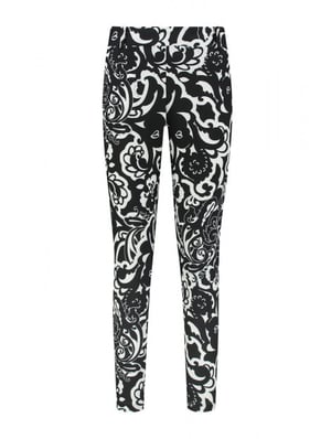 Helena Hart Broek print 7413fio fiore zwart/wit