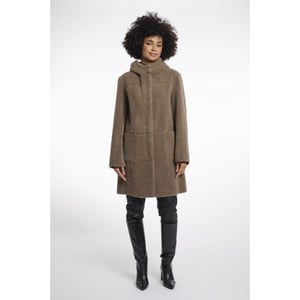 Rino & Pelle Reversible hooded coat -