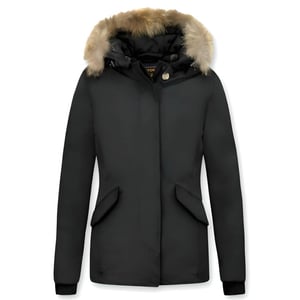 Beluomo Bontjassen winterjas wooly kort
