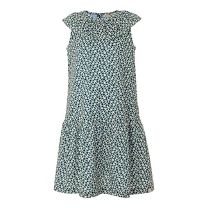Regatta Meisjes Orla Kiely Jasmine Bloem Mouwloze Jurk (Blauw)