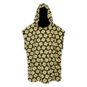 Regatta Flickor Orla Kiely Spinning Flower Badrock med handduk (Svart)