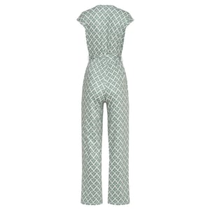 Smashed Lemon 24033 wikkelstijl jumpsuit met ornament print |