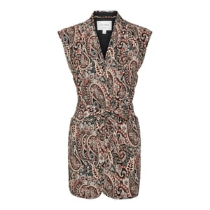 Vero Moda Vmmable magda sl long waistcoat wv brique