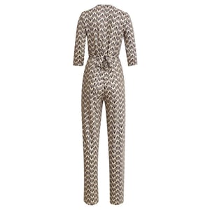 Smashed Lemon 25061 e jumpsuit met schelpenprint |