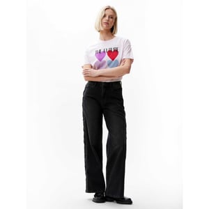 Catwalk Junkie Jeans loose met veter detail