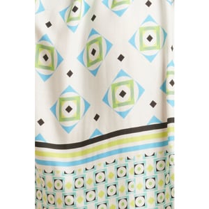 Smashed Lemon 24072 zomerjurk met korte pofmouwenv-hals |