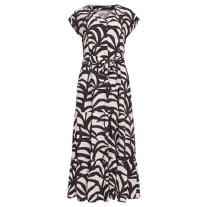 Smashed Lemon 24073 maxi jurk met grafische print |