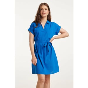 Smashed Lemon 25176 linnen jurk met kraag |
