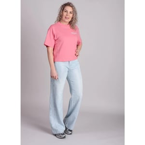 Homage to Denim Homage straight jeans h curved seams and strass