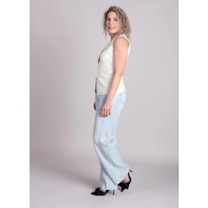 Homage to Denim Homage straight jeans h curved seams and strass