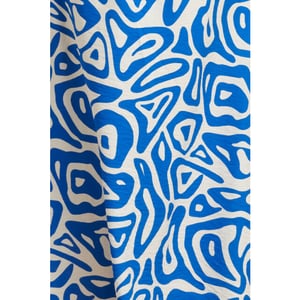 Smashed Lemon 25003 midi jurk met te abstracte print |