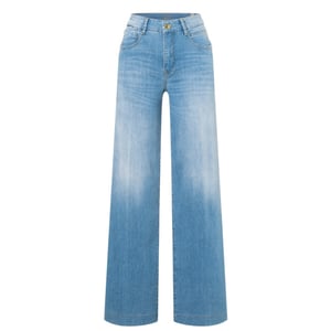 MAC Rich palazzo blue denim