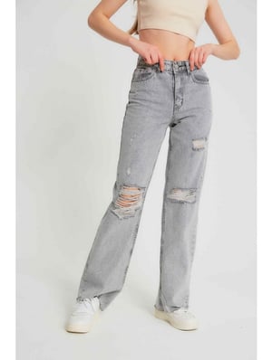 Robin-Collection Ribbed jeans high waist d83618