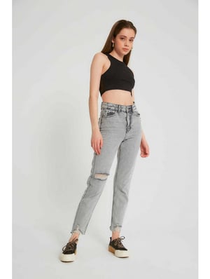 Robin-Collection Ripped spijkerbroek high waist d83615