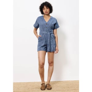 FRNCH Adila playsuit gestreept