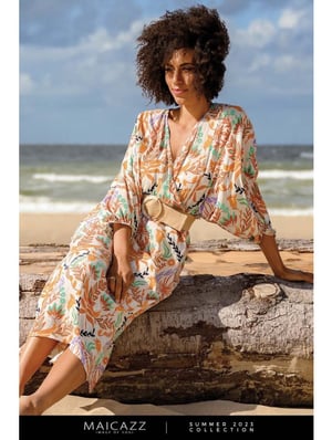 MAICAZZ Francesca jurk su23.40.309 botanic