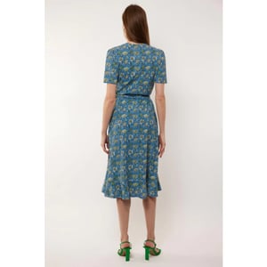 G-Maxx Anastasia jurk korenblauw