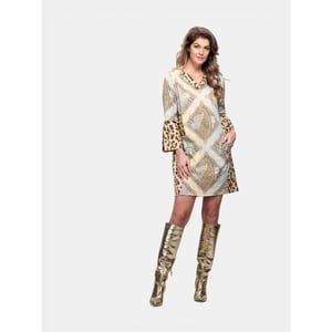 Mucho Gusto Jurk palau luipaard paisley