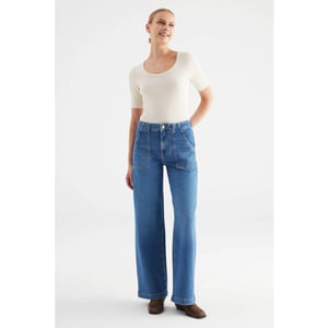 Cup of Joe Lulu wide leg jeans medium blue