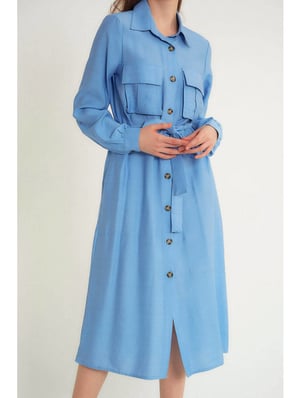 Robin-Collection Lange jurk m34769