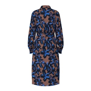 Vila Vidogma ria ls mid calf shirt dres dessin