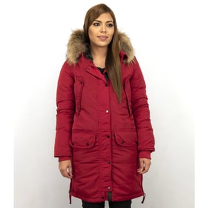 Gentile Bellini Winterjas parka met bontkraag